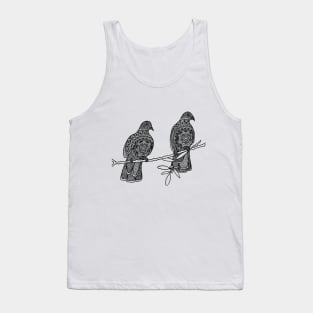 A Pair of Doves (Design on Front) Tank Top